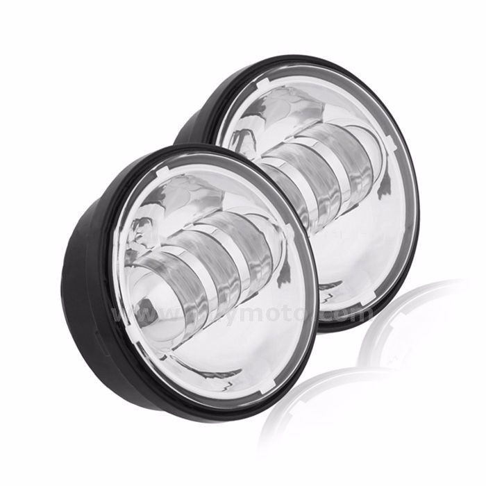 154 4 5 Inch Led Auxiliary Spot Light Fog Lamp Running Moto Harley